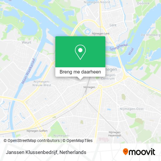 Janssen Klussenbedrijf kaart