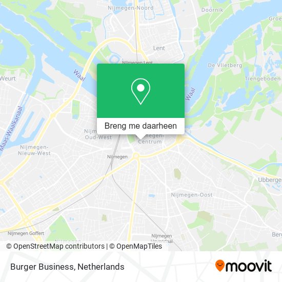 Burger Business kaart