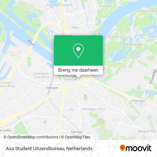 Asa Student Uitzendbureau kaart