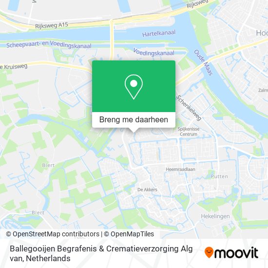 Ballegooijen Begrafenis & Crematieverzorging Alg van kaart