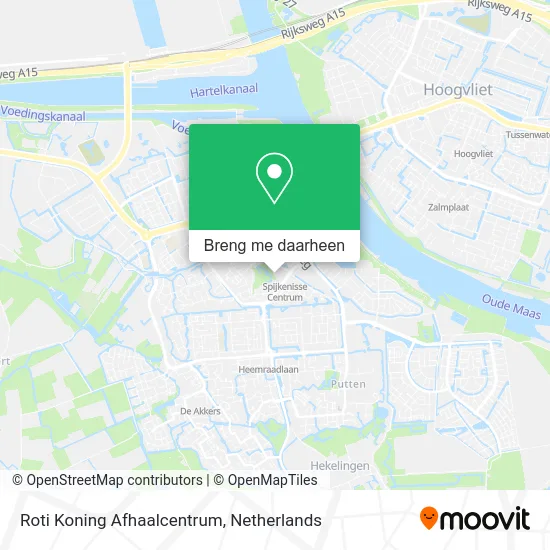 Roti Koning Afhaalcentrum kaart