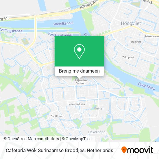 Cafetaria Wok Surinaamse Broodjes kaart