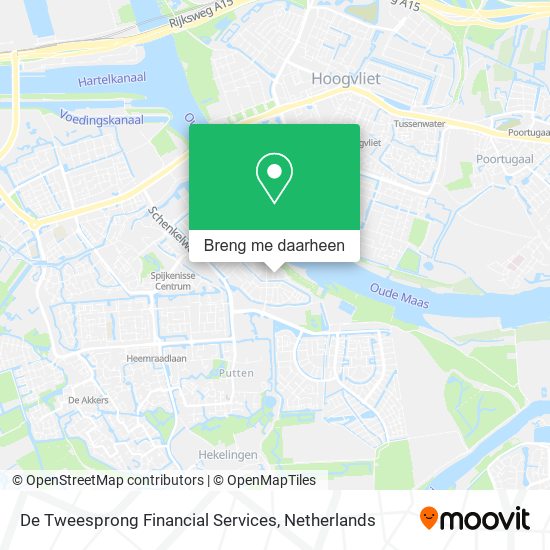 De Tweesprong Financial Services kaart