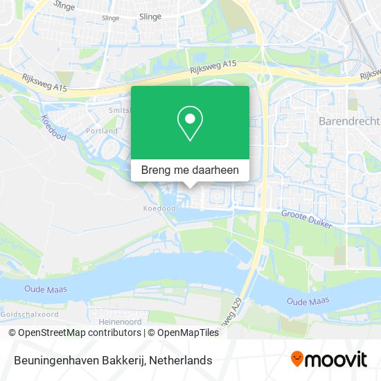 Beuningenhaven Bakkerij kaart