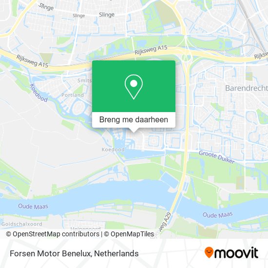 Forsen Motor Benelux kaart