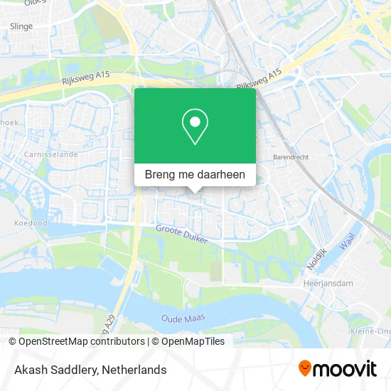 Akash Saddlery kaart