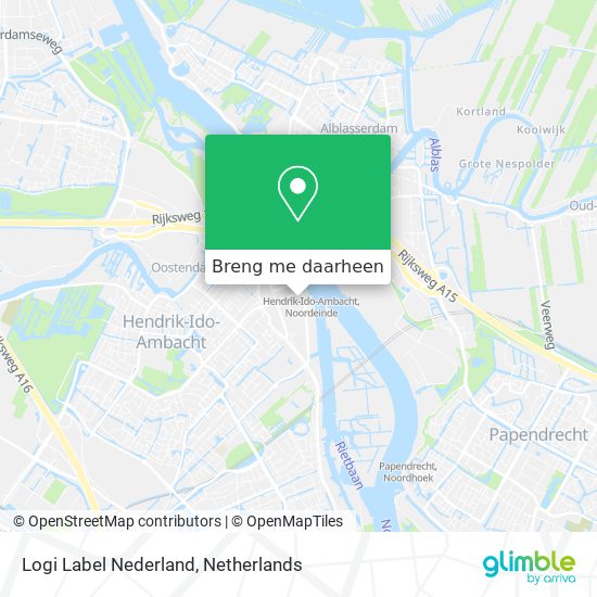 Logi Label Nederland kaart
