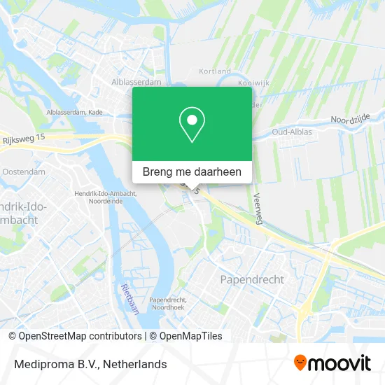 Mediproma B.V. kaart