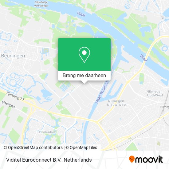 Viditel Euroconnect B.V. kaart
