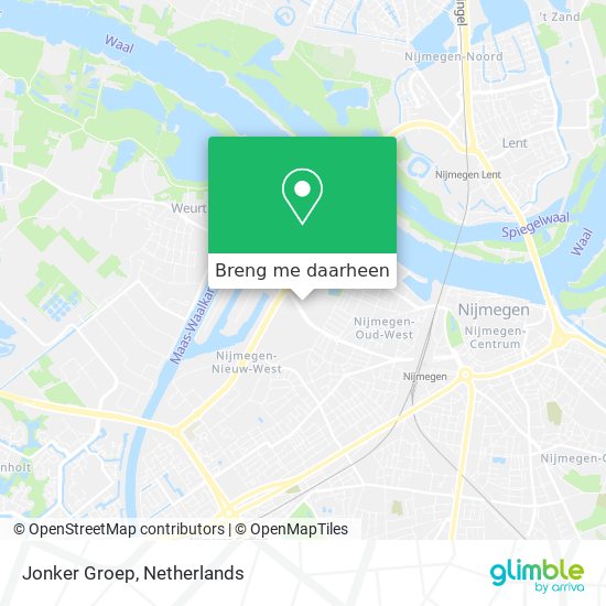 Jonker Groep kaart