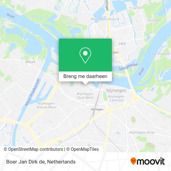 Boer Jan Dirk de kaart