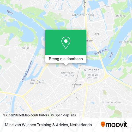 Mine van Wijchen Training & Advies kaart