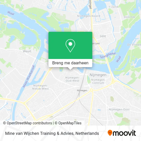 Mine van Wijchen Training & Advies kaart