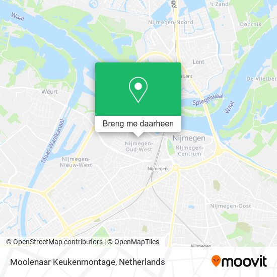 Moolenaar Keukenmontage kaart