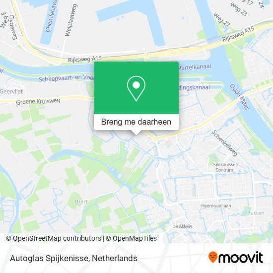 Autoglas Spijkenisse kaart