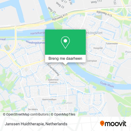 Janssen Huidtherapie kaart