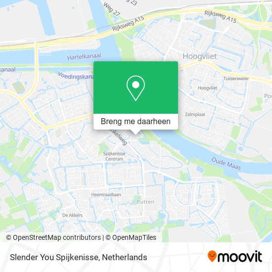 Slender You Spijkenisse kaart