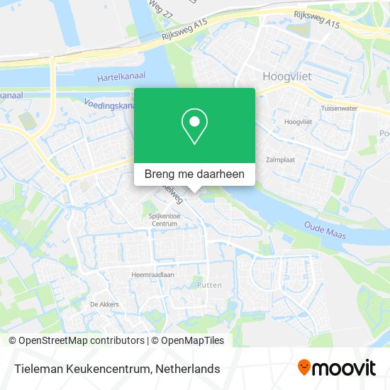 Tieleman Keukencentrum kaart