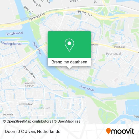 Doorn J C J van kaart