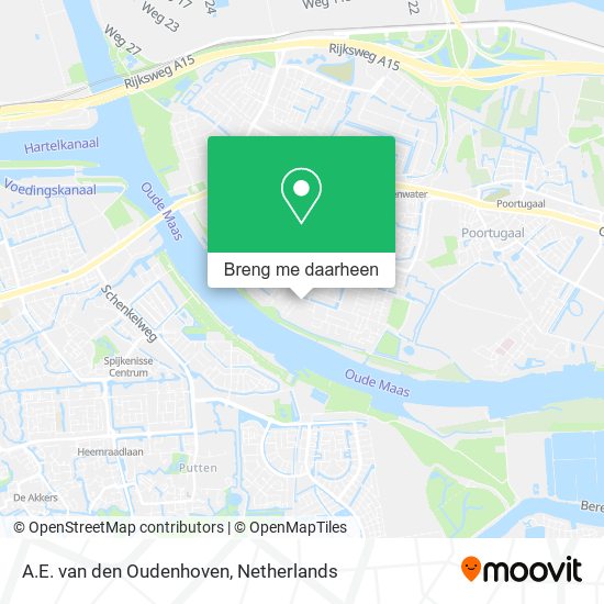 A.E. van den Oudenhoven kaart