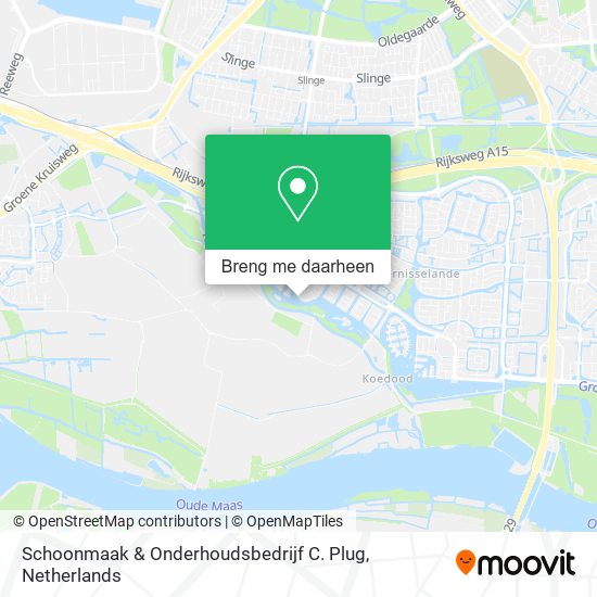 Schoonmaak & Onderhoudsbedrijf C. Plug kaart