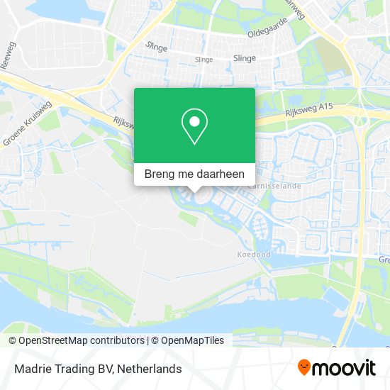 Madrie Trading BV kaart