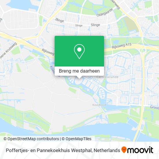 Poffertjes- en Pannekoekhuis Westphal kaart