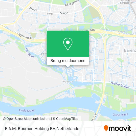 E.A.M. Bosman Holding BV kaart