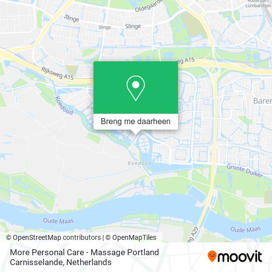 More Personal Care - Massage Portland Carnisselande kaart
