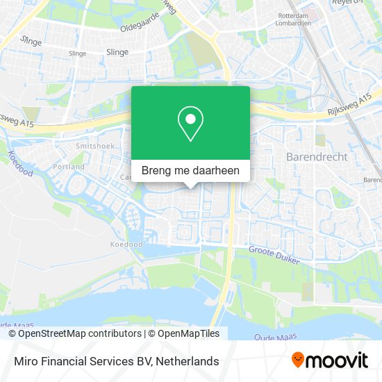 Miro Financial Services BV kaart