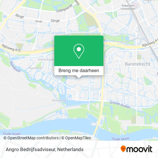 Angro Bedrijfsadviseur kaart