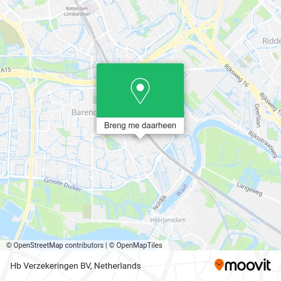 Hb Verzekeringen BV kaart