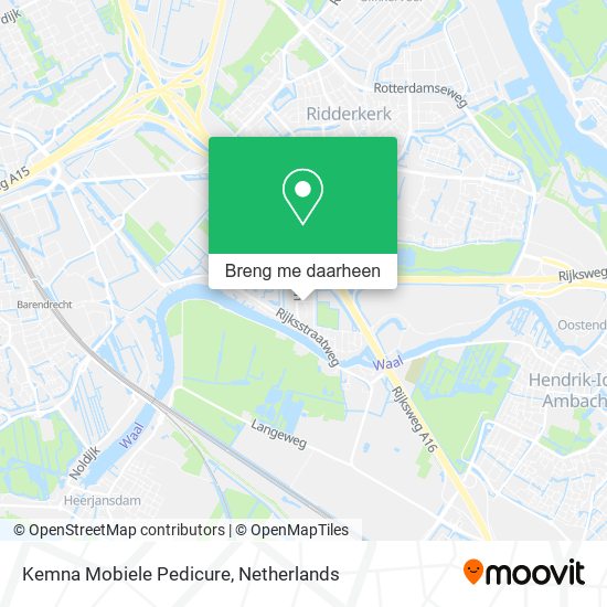 Kemna Mobiele Pedicure kaart