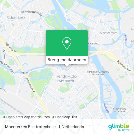 Moerkerken Elektrotechniek J kaart