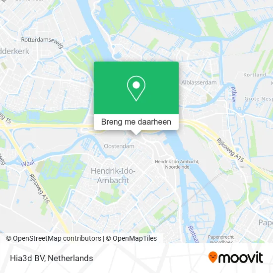 Hia3d BV kaart