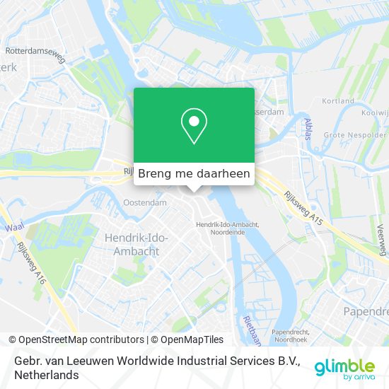 Gebr. van Leeuwen Worldwide Industrial Services B.V. kaart