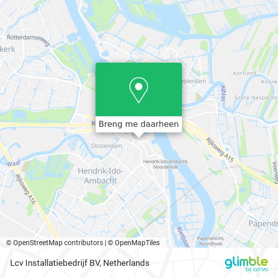 Lcv Installatiebedrijf BV kaart