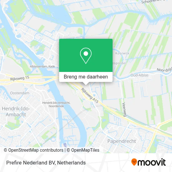 Prefire Nederland BV kaart