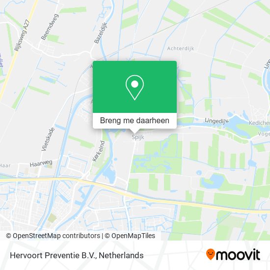 Hervoort Preventie B.V. kaart