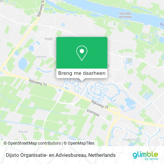 Dijsto Organisatie- en Adviesbureau kaart