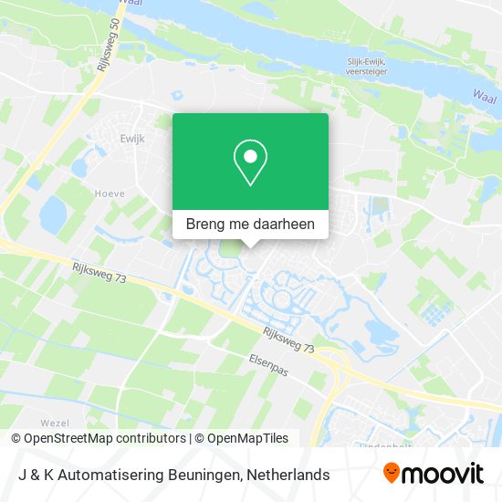 J & K Automatisering Beuningen kaart