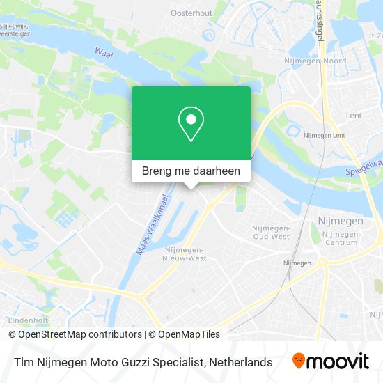 Tlm Nijmegen Moto Guzzi Specialist kaart