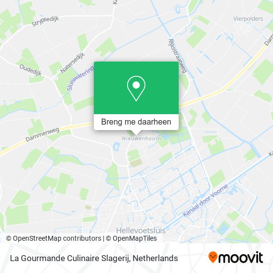 La Gourmande Culinaire Slagerij kaart