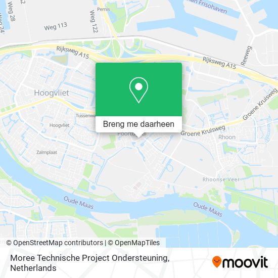 Moree Technische Project Ondersteuning kaart