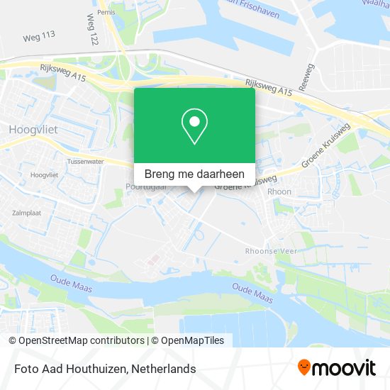 Foto Aad Houthuizen kaart
