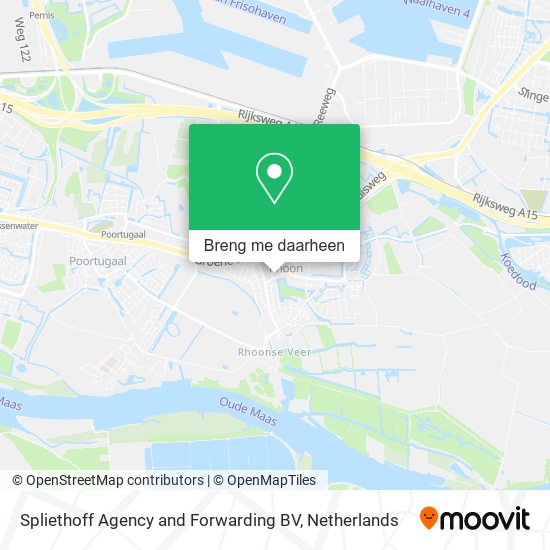 Spliethoff Agency and Forwarding BV kaart