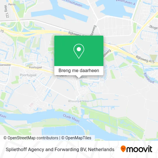 Spliethoff Agency and Forwarding BV kaart