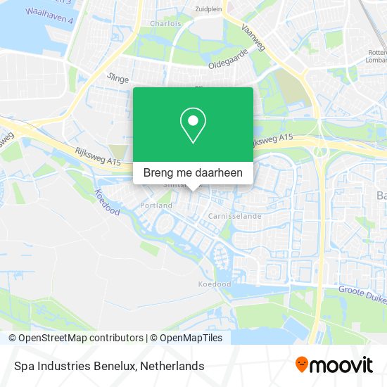 Spa Industries Benelux kaart