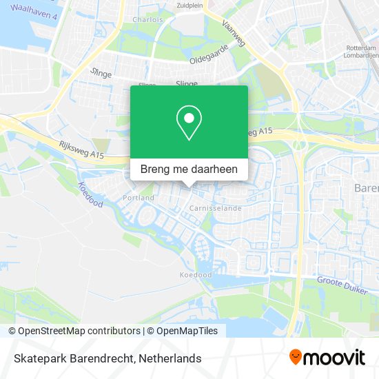 Skatepark Barendrecht kaart