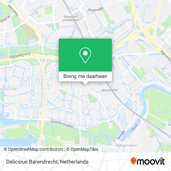 Delicious Barendrecht kaart